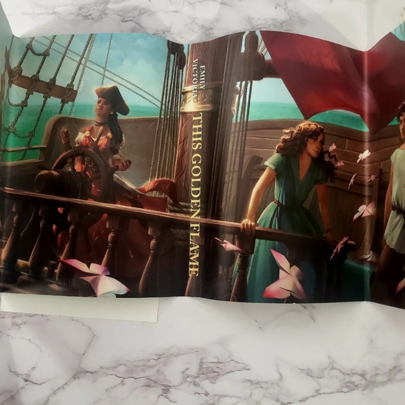 This Golden Flame, Emily Victoria, Signed Copy With Letter, Litjoy Crate, Used - Picture 6 of 8